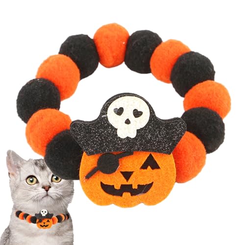 Kustimantu Halsband für Tiere, Halloween, elegantes Halsband für Haustiere, festliches Zubehör, niedliche Dekoration für Ausflüge, Reisen, Partys, Aktivitäten, Dekoration für Welpen Kustimantu Halsband für Tiere, Halloween, elegantes Halsband für Haustiere, festliches Zubehör, niedliche Dekoration für Ausflüge, Reisen, Partys, Aktivitäten, Dekoration für Welpen von Kustimantu