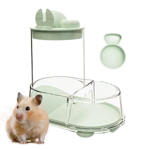 Kustimantu Hamster Food Dish, automatischer Spender für Chinchillas, stabiler Spender mit großer Kapazität, abnehmbar, für Hamster, Igel, Frettchen, Chinchillas, Vögel (Loros, Tauben) von Kustimantu