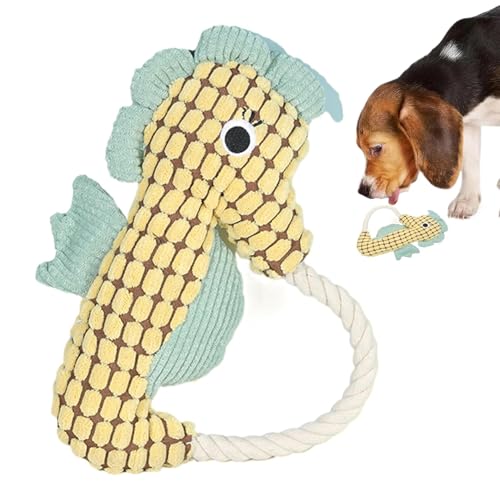Kustimantu Harte gefüllte Hundespielzeuge, plüschige, quietschende Hundespielzeug - Quietscher Meerestier kauert Plüsch - Cotton Seil Interactive Game, Haustierunterhaltende Puppe mit Crinkle Paper Kustimantu Harte gefüllte Hundespielzeuge, plüschige, quietschende Hundespielzeug - Quietscher Meerestier kauert Plüsch - Cotton Seil Interactive Game, Haustierunterhaltende Puppe mit Crinkle Paper von Kustimantu