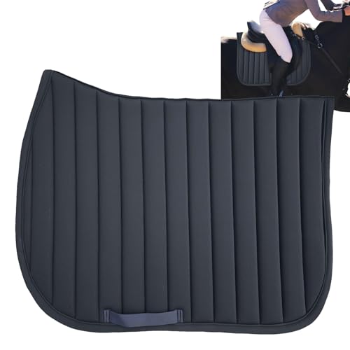 Kustimantu Horse Sattle Pad Western, Pony Sattelpad | Stoßdämpfung atmungsaktiven Reitstreifen Sattelpolster - Ergonomische Fahrzubehör für Pferderennen im Freien von Kustimantu