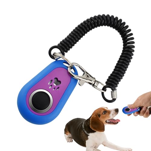 Kustimantu Hund Clicker,Zweifarbiger Welpen-Clicker Hundetrainer - Korrekturhilfe Bei Aggressivem Verhalten, Jagdtrieb, Gehorsam, Bellen Für Alle Hunderassen Kustimantu Hund Clicker,Zweifarbiger Welpen-Clicker Hundetrainer - Korrekturhilfe Bei Aggressivem Verhalten, Jagdtrieb, Gehorsam, Bellen Für Alle Hunderassen von Kustimantu