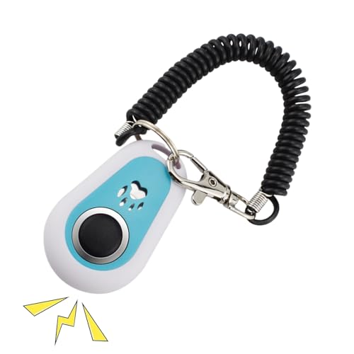 Kustimantu Hunde Clicker,Zweifarbiger Welpen-Clicker Hundetrainer - Korrekturhilfe Bei Aggressivem Verhalten, Jagdtrieb, Gehorsam, Bellen Für Alle Hunderassen Kustimantu Hunde Clicker,Zweifarbiger Welpen-Clicker Hundetrainer - Korrekturhilfe Bei Aggressivem Verhalten, Jagdtrieb, Gehorsam, Bellen Für Alle Hunderassen von Kustimantu