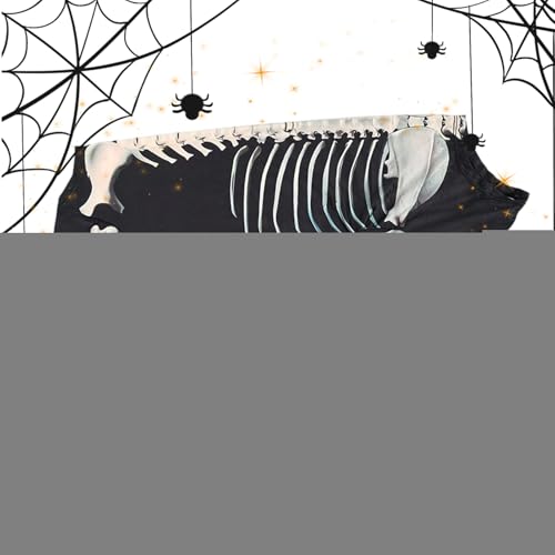Kustimantu Hundekostüm – Hunde-Skelett-Pullover – Overall für Welpen, Kleidung, Halloween, Tiere, für Partys, Alltag, Versammlungen, Reisen, Cosplay, Outdoor, Freunde, Haus von Kustimantu