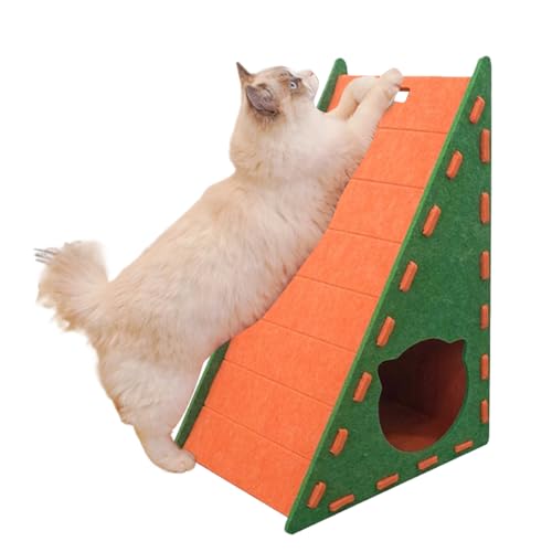Kustimantu Katzenkratzer, Filzkatze Kratzer,Trianguläre vertikale integrierte Stehkatze Kratzer - Nicht-Shedding-Filzkratzer-Kern-resistente Kätzchenklettermatte für Langeweile Kustimantu Katzenkratzer, Filzkatze Kratzer,Trianguläre vertikale integrierte Stehkatze Kratzer - Nicht-Shedding-Filzkratzer-Kern-resistente Kätzchenklettermatte für Langeweile von Kustimantu