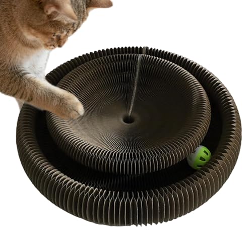 Kustimantu Organ Katzenkratzer, Katzenkratzer mit Katzenminze - Interaktiver Akkordeonkratzer für Katze - Innenkätzchen Unterhaltung Wellblecher Papierblock zur Reduzierung der Langeweile für Kustimantu Organ Katzenkratzer, Katzenkratzer mit Katzenminze - Interaktiver Akkordeonkratzer für Katze - Innenkätzchen Unterhaltung Wellblecher Papierblock zur Reduzierung der Langeweile für von Kustimantu