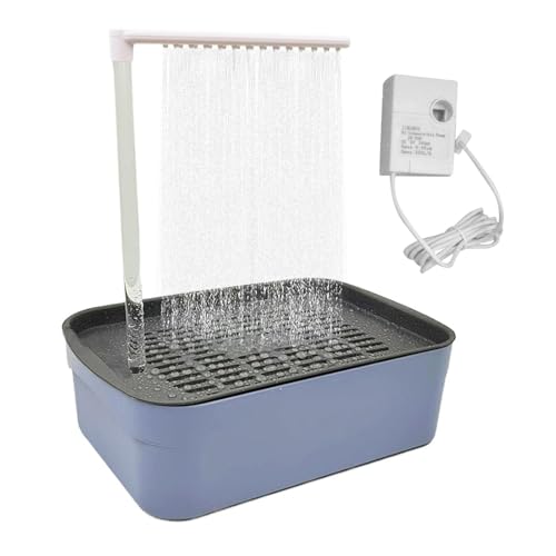 Kustimantu Papageienbadewanne, automatisches Papageienbad – Vogelbadbrunnen für den Innenbereich – Pelletpool für Wellensittiche von Kustimantu