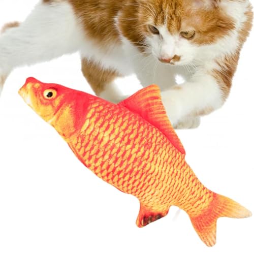 Kustimantu Plüschfischkatze Spielzeug, Flopping Fisch mit Katzenminze | Interaktives Katzenfischspielzeug mit Katzenminister,Fun Kätzchen Zahnen kaute Tierpuppe für Zuhause, Innen-, Außenraum, Kustimantu Plüschfischkatze Spielzeug, Flopping Fisch mit Katzenminze | Interaktives Katzenfischspielzeug mit Katzenminister,Fun Kätzchen Zahnen kaute Tierpuppe für Zuhause, Innen-, Außenraum, von Kustimantu