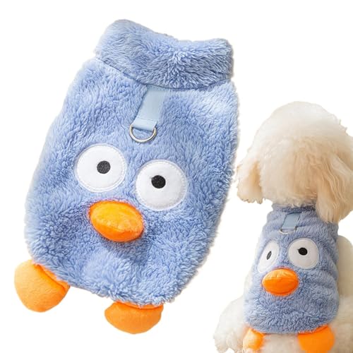 Kustimantu Pyjama für Hunde bei kaltem Wetter, Winterkleidung für Hunde – weicher Plüschmantel für Katzen | dehnbare Weste für Hunde, entworfen mit einem Loch für Seil Kustimantu Pyjama für Hunde bei kaltem Wetter, Winterkleidung für Hunde – weicher Plüschmantel für Katzen | dehnbare Weste für Hunde, entworfen mit einem Loch für Seil von Kustimantu