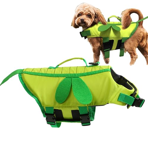 Kustimantu Schwimmwesten für Hunde für Bootfahren, Schwimmweste für Hunde, wasserdichte Schwimmweste mit Griff, verstellbare Rettungsweste für Haustiere, Schwimmanzug Kustimantu Schwimmwesten für Hunde für Bootfahren, Schwimmweste für Hunde, wasserdichte Schwimmweste mit Griff, verstellbare Rettungsweste für Haustiere, Schwimmanzug von Kustimantu