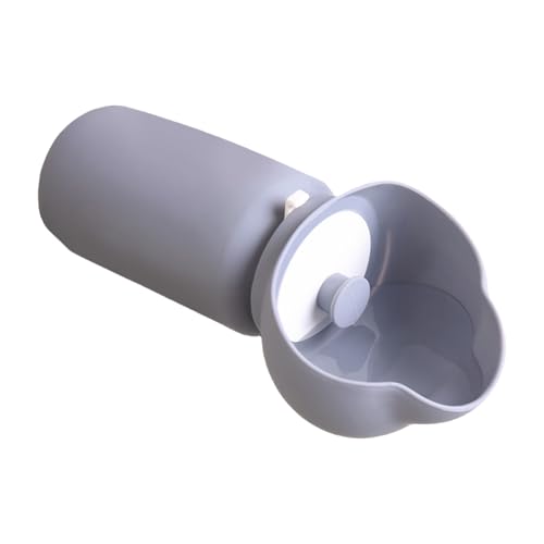 Kustimantu Tragbare Haustierwasserflasche, tragbare Hundewasserflasche,Hundwasserflaschen zum Gehen | Faltbarer lecksicherer Spender Hochtemperaturresistenter Waterer Bowl für Wanderung Camping Beach von Kustimantu