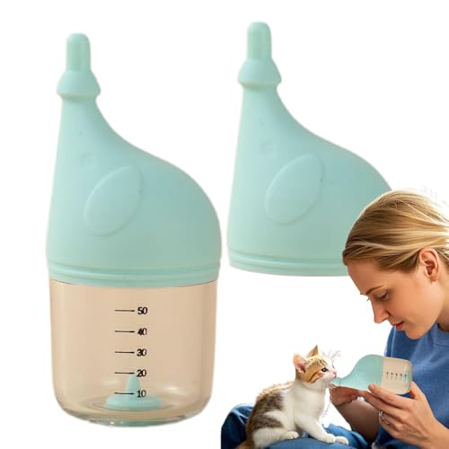 Kustimantu Welpenflasche, Kätzchen -Fütterungsflasche, Nette Wasserflaschen für Kätzchen, Fütterungs- und Wasserversorgung, Haustierfutternippel für Haustiere im Freien im Freien im Innenbereich von Kustimantu