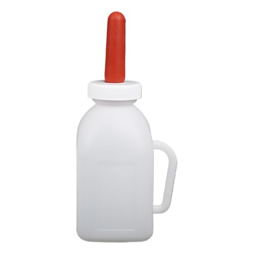 Kustimantu Ziegenflaschen-Sauger - Tier Schnuller Für Trinken - Präzisions-Saugflasche Mit Verdicktem Sauger Für Kälber, Lämmer & Schafe Zur Milchfütterung von Kustimantu