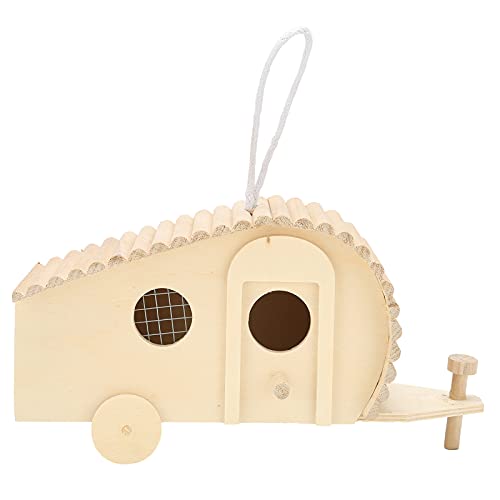 Hängendes Vogelhaus, Vogelhaus-Bastelarbeiten, Vogelhaus aus Holz, Kutschenförmiges Vogelhaus, DIY-Dekoration, Vogelhaus, Heimgartenarbeit Für Den Garten Hängendes Vogelhaus, Vogelhaus-Bastelarbeiten, Vogelhaus aus Holz, Kutschenförmiges Vogelhaus, DIY-Dekoration, Vogelhaus, Heimgartenarbeit Für Den Garten von Kuuleyn