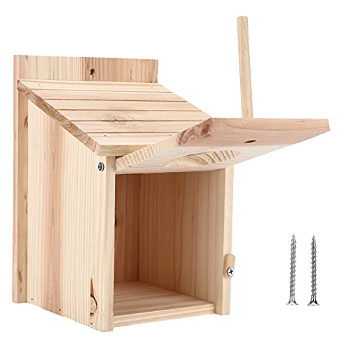 Innovatives Vogelhaus aus Holz, Nistkasten, Vogelhaus-Brutkasten, DIY-Vogelhaus aus Holz, Vogelnester aus Unfertigem Holz Für Die Dekoration von Gartenhöfen Im Freien Innovatives Vogelhaus aus Holz, Nistkasten, Vogelhaus-Brutkasten, DIY-Vogelhaus aus Holz, Vogelnester aus Unfertigem Holz Für Die Dekoration von Gartenhöfen Im Freien von Kuuleyn