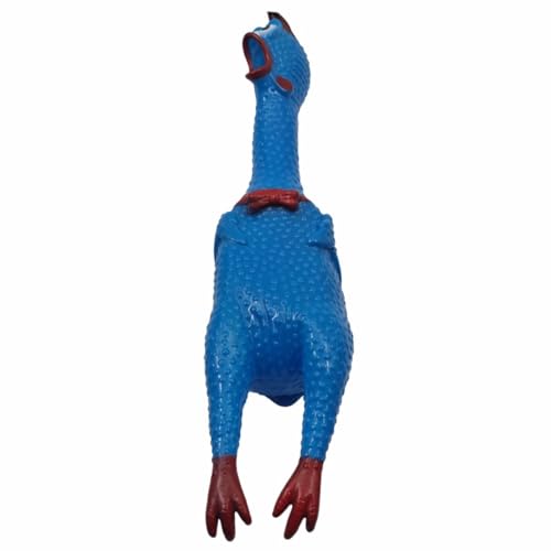 Quietschendes Huhn Hundespielzeug - Langlebiges Quietschspielzeug aus Kunststoff für Hunde - Lustiges lautes Spielzeug zum Kauen, Apportieren & Spielen - 40 cm lang Quietschendes Huhn Hundespielzeug - Langlebiges Quietschspielzeug aus Kunststoff für Hunde - Lustiges lautes Spielzeug zum Kauen, Apportieren & Spielen - 40 cm lang von Kuvias