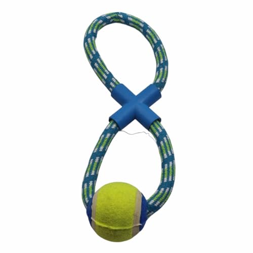 Seil-Hundespielzeug zum Ziehen und Zerren mit Ball – strapazierfähiges Baumwollseil zum Apportieren, Kauen & interaktives Spielen – 30 cm Seil mit 6 cm Ball – verschiedene Farben Seil-Hundespielzeug zum Ziehen und Zerren mit Ball – strapazierfähiges Baumwollseil zum Apportieren, Kauen & interaktives Spielen – 30 cm Seil mit 6 cm Ball – verschiedene Farben von Kuvias