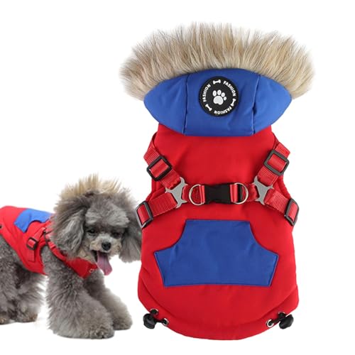 Kuxiptin Hunde-Wintermantel mit Kapuze, Hundemantel mit Reißverschluss | Warme Hundekleidung mit Reißverschluss,Haustierbekleidung für kaltes Wetter, Bequeme Hundemäntel für den Alltag, Spaziergänge, Kuxiptin Hunde-Wintermantel mit Kapuze, Hundemantel mit Reißverschluss | Warme Hundekleidung mit Reißverschluss,Haustierbekleidung für kaltes Wetter, Bequeme Hundemäntel für den Alltag, Spaziergänge, von Kuxiptin