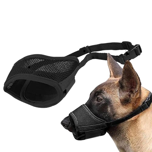 Kuxiptin Schonender Maulkorb für Hunde,Schonender Maulkorb für Hunde, Maulkorb für Hunde aus weichem Mesh-Nylon, Atmungsaktiver Maulkorb aus weichem Mesh-Nylon für Hunde, Verstellbarer Maulkorb für Kuxiptin Schonender Maulkorb für Hunde,Schonender Maulkorb für Hunde, Maulkorb für Hunde aus weichem Mesh-Nylon, Atmungsaktiver Maulkorb aus weichem Mesh-Nylon für Hunde, Verstellbarer Maulkorb für von Kuxiptin
