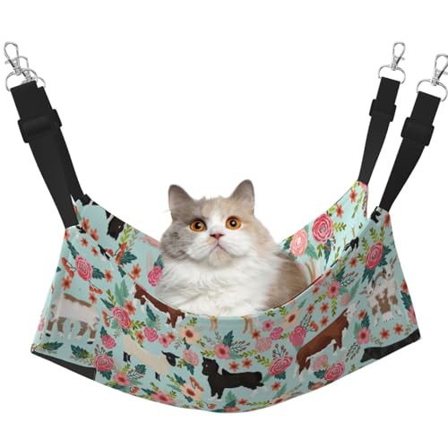 Kycvds Hängematte mit Bauernhoftiermotiv, für Käfig, verstellbar, Schlafunterlage für kleine Haustiere Kycvds Hängematte mit Bauernhoftiermotiv, für Käfig, verstellbar, Schlafunterlage für kleine Haustiere von Kycvds
