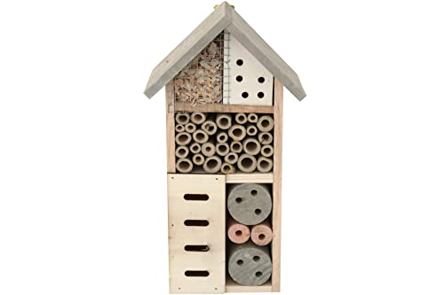 Insektenhotel klein 26x13 cm Bienen Insektenhaus Pinienholz grau Insektenhotel klein 26x13 cm Bienen Insektenhaus Pinienholz grau von Kynast Garden
