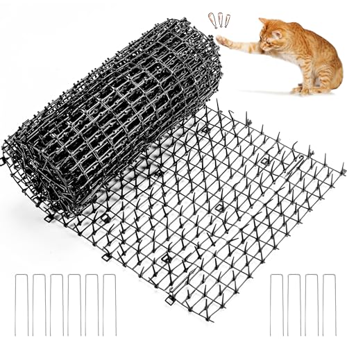 Kyrieval 30 x 200 cm Dornengitter Gegen Katzen, Katzenabwehr Garten, Anti-Katzen-Katzenschreck für Garten Kyrieval 30 x 200 cm Dornengitter Gegen Katzen, Katzenabwehr Garten, Anti-Katzen-Katzenschreck für Garten von Kyrieval