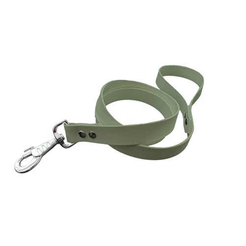 Hundeleine aus BioThane-Material, Breite 25 mm, Minze Hundeleine aus BioThane-Material, Breite 25 mm, Minze von L'Atelier du Fourmilier