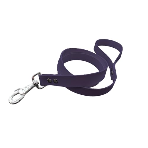 Hundeleine aus BioThane, Breite 25 mm, Violett von L'Atelier du Fourmilier