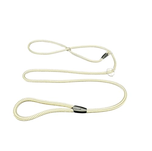 Kein Ziehen mehr! Anti-Ziehleine Feldfigur 8 / Halfter/Halfter/Halfter/Halfter/Halfter für alle, superweiches, geflochtenes Nylon, bequem, Macht Ihre Spaziergänge angenehmer (Beige, 1cm) von L&J Pets UK