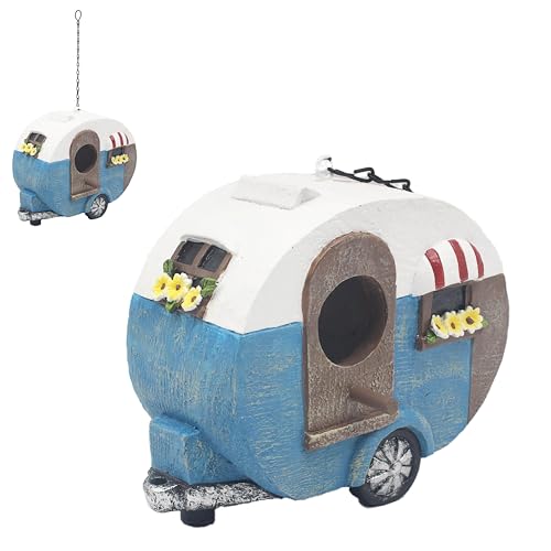 Lesser & Pavey Vogelhaus-Wohnwagen von Bird Houses Hängeornamente für Zimmer und Heimdekoration, Damen und Herren, Vogel-Ornamente, Geschenke für jeden Anlass Lesser & Pavey Vogelhaus-Wohnwagen von Bird Houses Hängeornamente für Zimmer und Heimdekoration, Damen und Herren, Vogel-Ornamente, Geschenke für jeden Anlass von L & P Home & Gifts