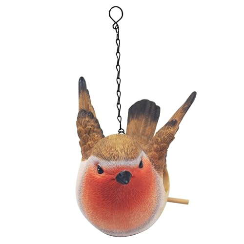 Lesser & Pavey Vogelhaus mit Rotkehlchen-Motiv, hängende Ornamente für Zimmer und Heimdekoration, Damen und Herren, Vogel-Ornamente, Geschenke für jeden Anlass Lesser & Pavey Vogelhaus mit Rotkehlchen-Motiv, hängende Ornamente für Zimmer und Heimdekoration, Damen und Herren, Vogel-Ornamente, Geschenke für jeden Anlass von L & P Home & Gifts
