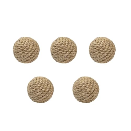 L6NqIAG 5 STÜCKE Sounding Sisal Katze Kratzbälle Interaktive Handgemachte Spielzeug for Kätzchen & Home Spielen Katzenspielartikel von L6NqIAG