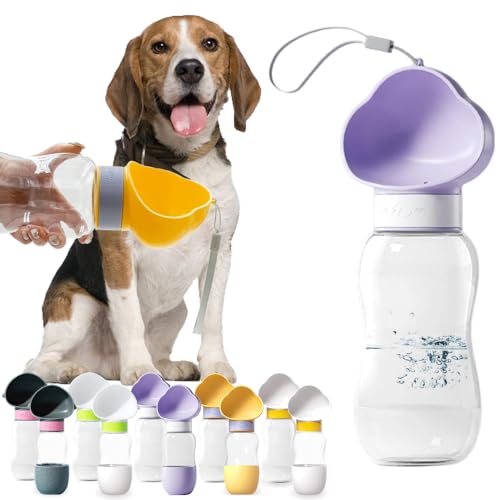 LA FEIER Tragbare Hunde-Wasserflasche, auslaufsicherer Welpen-Wasserspender mit Trink-Futterspender für Haustiere, Spaziergänge, Wandern, Reisen, lebensmittelechter Kunststoff LA FEIER Tragbare Hunde-Wasserflasche, auslaufsicherer Welpen-Wasserspender mit Trink-Futterspender für Haustiere, Spaziergänge, Wandern, Reisen, lebensmittelechter Kunststoff von LA FEIER