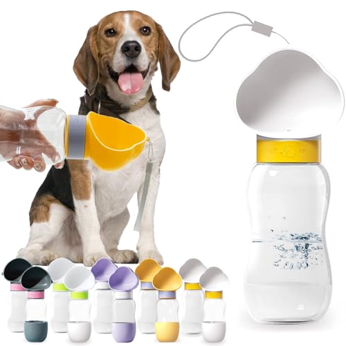 LA FEIER Tragbare Hunde-Wasserflasche, auslaufsicherer Welpen-Wasserspender mit Trink-Futterspender für Haustiere, Spaziergänge, Wandern, Reisen, lebensmittelechter Kunststoff LA FEIER Tragbare Hunde-Wasserflasche, auslaufsicherer Welpen-Wasserspender mit Trink-Futterspender für Haustiere, Spaziergänge, Wandern, Reisen, lebensmittelechter Kunststoff von LA FEIER