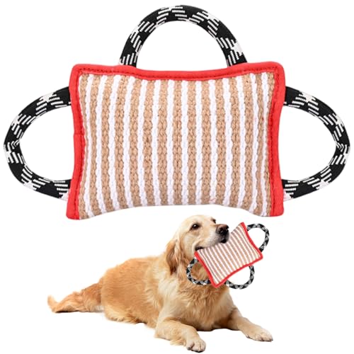 LAANCOO Bisshülle, Hunde Bisshülle Kee-resistentes Leinenhundtraining mit 3 Griffen professionelle interaktive Trainingsausrüstung, Vorräte, Vorräte von LAANCOO
