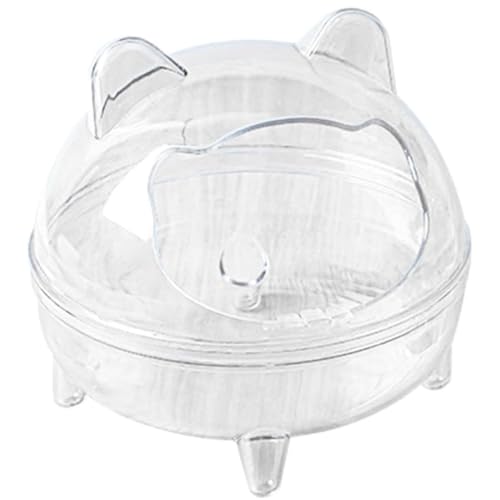 LAANCOO Hamsterbad Sand, Hamster Sandbadbehälter, Plastik Hamster Bad Sandkasten klarer Hamster Sandbad Toilettenduschbaum für Hamster Käfigzubehör LAANCOO Hamsterbad Sand, Hamster Sandbadbehälter, Plastik Hamster Bad Sandkasten klarer Hamster Sandbad Toilettenduschbaum für Hamster Käfigzubehör von LAANCOO