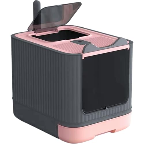 Schloss Katzendrüsenschachteln, große versteckte Katzendrüsenbox 2 Türen Kapuzenkatze mit Filter, Schaufel, obere Eingangskatze Katzentoilette, abgedeckte Katzentoilette für Kitty 13.6x17.5x14.4 Schloss Katzendrüsenschachteln, große versteckte Katzendrüsenbox 2 Türen Kapuzenkatze mit Filter, Schaufel, obere Eingangskatze Katzentoilette, abgedeckte Katzentoilette für Kitty 13.6x17.5x14.4 von LAANCOO