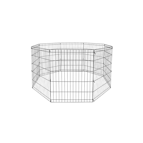 Hunde-Laufstall, faltbar, groß, 76,2 cm, 8 Paneele von LABDIP