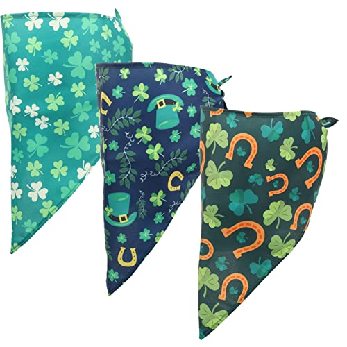 LABRIMP Dreieckige Halstücher Für Hunde 3er-Pack Schals Zum St. Patricks Day Halstücher Für Hunde Feiertags-halstücher Haustierzubehör Lätzchen Für Welpen LABRIMP Dreieckige Halstücher Für Hunde 3er-Pack Schals Zum St. Patricks Day Halstücher Für Hunde Feiertags-halstücher Haustierzubehör Lätzchen Für Welpen von LABRIMP