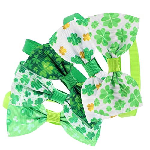 LABRIMP Haustierhalsbänder Katzen- Und Hundehalsbänder Mit Fliege St. Patricks Day Haustierzubehör Für Katzen Und Hunde von LABRIMP