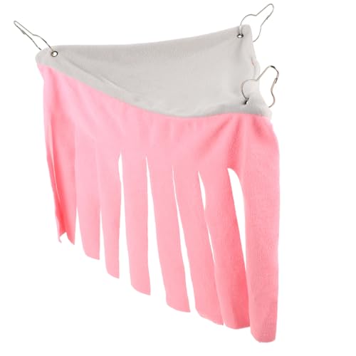 LABRIMP Kaninchenbett Haustiere Verstecktes Hasenversteck Versteckhaus Für Meerschweinchen Kaninchen Warmes Bett Hasenhaus Hamsterbett Tierzelt Meerschweinchen Versteck Haustierversteck Stoff Rosa von LABRIMP