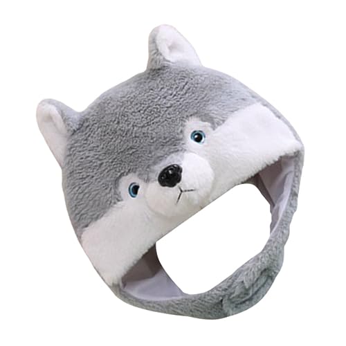 LABRIMP Hübscher Plüsch Hundehut für Cosplay und Fotografie Lustiger Tier Hut mit Süßem Design für Erwachsene und Teenager für Feste und Auftritte LABRIMP Hübscher Plüsch Hundehut für Cosplay und Fotografie Lustiger Tier Hut mit Süßem Design für Erwachsene und Teenager für Feste und Auftritte von LABRIMP