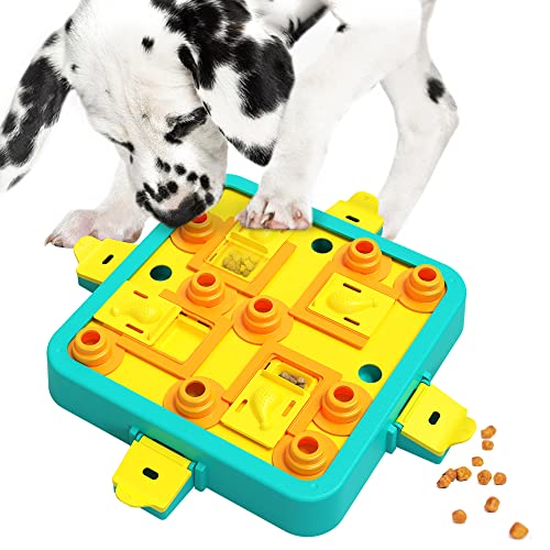 LACCEN Hundespielzeug Intelligenz, Level 3 in 1 Interaktive Hundespielzeug Puzzle für Langeweile, Intelligenzspielzeug für IQ Training Treat Dispenser Spielzeug für Große Kleine Mittlere Hunde von LACCEN