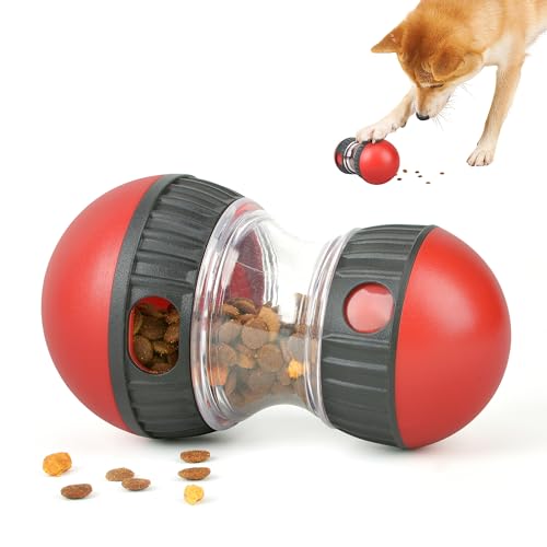 LACCEN Interaktives Hundespielzeug, Rollender Leckerli-Spender für langsame Fütterung, Hundespielzeug Intelligenz Leckerli-Spielzeug für Langeweile Mittlere Kleine Hunde von LACCEN