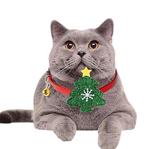 Weihnachts-Halsband für Haustiere, Weihnachtsmann, Schneemann, Rentier, Welpen, Kätzchen, Party-Dekoration, Halsband für Geburtstagsgeschenke, Halloween, Neujahr (H) von LAEMILIA