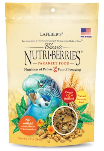 LAFEBER'S Classic Nutri-Berries Nutritional Pellet Parakeet Bird Food 10-Ounces von Lafeber