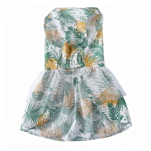 Dekorativer Herzrock für Haustiere, bezauberndes Welpenkleid für Partys und Foto-Requisiten, bequeme und atmungsaktive Haustierkleidung für den Sommer für Hunde und Katzen (XS) von LAIBUY