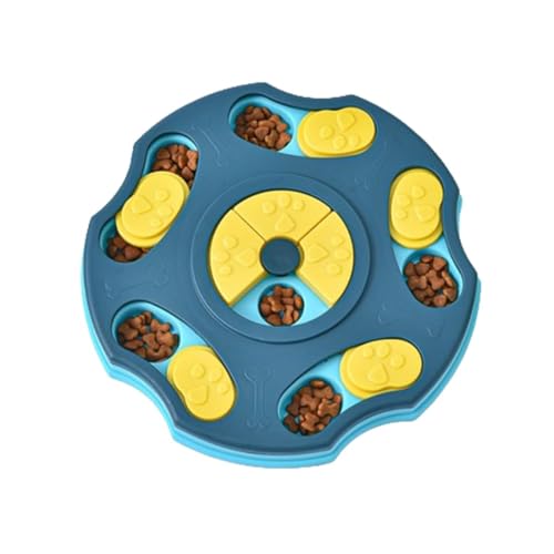Hunde-Puzzle-Spielzeug, Welpen-Leckerli-Spender, langsamer Futterspender, interaktives Spielzeug für Hundetraining, lustiges Füttern, verbessert den IQ-Puzzle-Schüssel für Welpen, langsames Füttern von LAIBUY