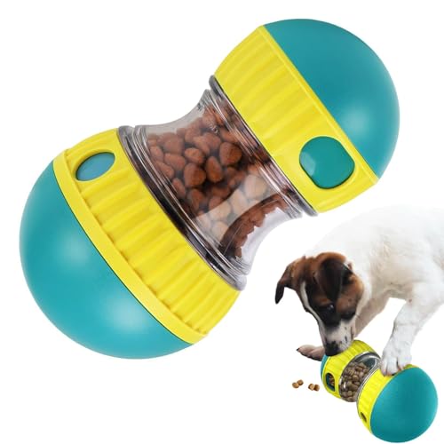 Interaktives Dog Feeder Spielzeug, Slow Feeder Dog Treat Dispenser, Rolling Adjustable Dogs Food Dispenser, Adjustable Food Dispensing, Reduce Boredom Improve IQ Puzzles Feeder for All Dogs Interaktives Dog Feeder Spielzeug, Slow Feeder Dog Treat Dispenser, Rolling Adjustable Dogs Food Dispenser, Adjustable Food Dispensing, Reduce Boredom Improve IQ Puzzles Feeder for All Dogs von LAIBUY