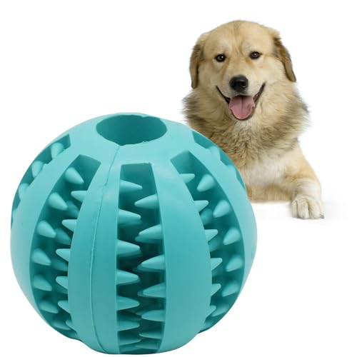Kauspielzeug für Hunde aus Naturkautschuk, Zahnhygiene, interaktiver Spielball für Haustiere im Innen- und Außenbereich, zur Linderung der Zahnung und Zahnreinigung, Welpenspielzeug, 7 cm, Blau Kauspielzeug für Hunde aus Naturkautschuk, Zahnhygiene, interaktiver Spielball für Haustiere im Innen- und Außenbereich, zur Linderung der Zahnung und Zahnreinigung, Welpenspielzeug, 7 cm, Blau von LAIBUY