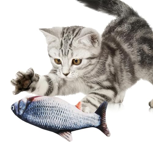 LAIBUY 19,8 cm Katze Floppy Fisch Hundespielzeug Realistische Plüsch Simulation Fisch Katzenspielzeug Katzenminze Kicker Beißspielzeug LAIBUY 19,8 cm Katze Floppy Fisch Hundespielzeug Realistische Plüsch Simulation Fisch Katzenspielzeug Katzenminze Kicker Beißspielzeug von LAIBUY